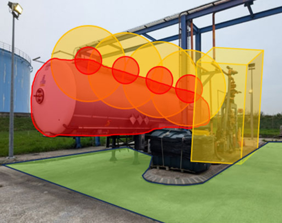 Exemple de visualisation des zones ATEX
