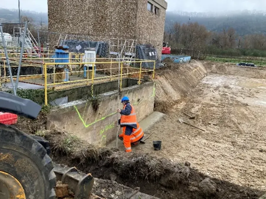 Travaux de réaménagement d’un bassin industriel